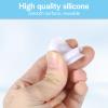 10 Pieces Piggy Bank Stopper, Piggy Bank Plug, White Rubber Stopper Covers, 1.45 Inch Outer Diameter, Money Saving Box Closure, Hole Protector and Seal view 3