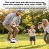Children's Balance Jumping Ball, Fun Balance Bounce Toy - Bouncing Game Training, Jumper with Handle Pump for Kids, High Jump Toys Bounce Trick Board Pogo Bouncing Hopper Stick for Boys Girls view 4