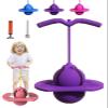 Children's Balance Jumping Ball, Fun Balance Bounce Toy - Bouncing Game Training, Jumper with Handle Pump for Kids, High Jump Toys Bounce Trick Board Pogo Bouncing Hopper Stick for Boys Girls view 1