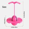 Balance Jumping Ball with Handle and Ball Pump, Jumper Balls for Kids & Adults, Bounce Jump Trick Board, Great Gifts for Boys and Girls, Fun Anti-Slip Stick (Pink) view 2