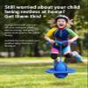 Children's Balance Jumping Ball, Fun Balance Bounce Toy - Bouncing Game Training, Jumper with Handle Pump for Kids, High Jump Toys Bounce Trick Board Pogo Bouncing Hopper Stick for Boys Girls view 2