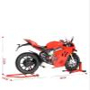 PuLaif Collection Racing Alloy Sound & Light Toys Model 1/6 for Ducati V4SP2 Motorcycle Collection Ornaments Gifts(Red) view 2