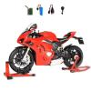 PuLaif Collection Racing Alloy Sound & Light Toys Model 1/6 for Ducati V4SP2 Motorcycle Collection Ornaments Gifts(Red) view 3