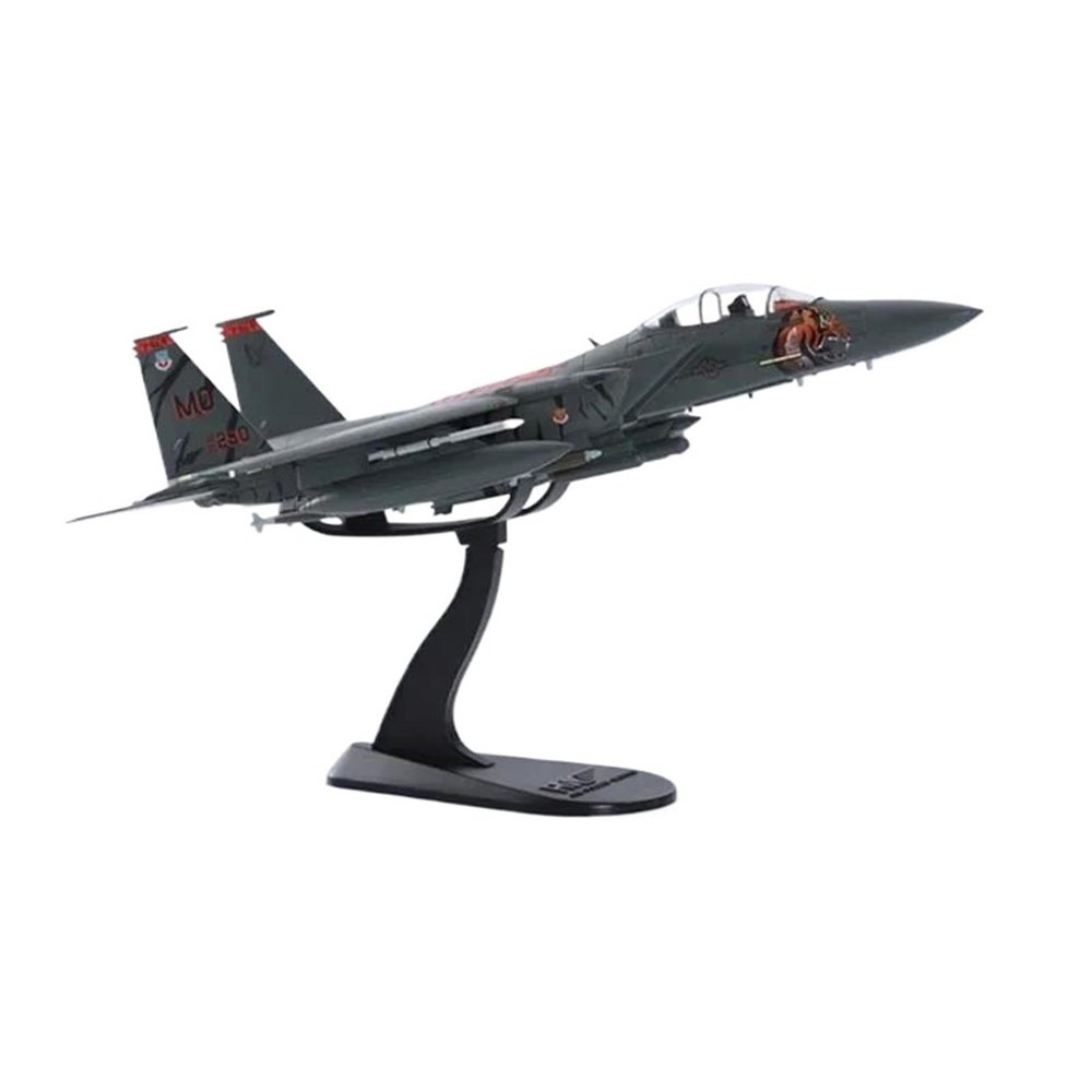 Flying Airplane Model Diecast Metal Alloy 1/72 Scale F-15E F15 F-15 Aircraft Fighter Plane Replica Model Toy for Collections Aviation Airbus