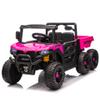 24V 440W Kids Ride On Six-Wheel Electric Dump Truck W/PC 2.4G, 4WD,Upgraded Anti-Collision bar,Six-Wheel Suspension, Bluetooth &with Music and Storie,Speeds 1.86-3.41 MPH for Kids Aged 3-5 view 1