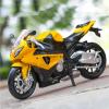 PuLaif Collection 1/12 for BMW S1000RR Off Road Toys Collection Gift Die Cast Motorcycle Model(Yellow) view 4