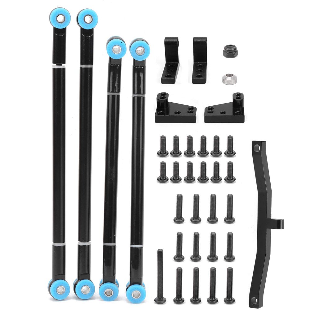 1/10 CNC Zinc Alloy Rear Axle Rod Seat Kit for TF2 RC, Rock Crawler Parts Accessories, High Hardness Corrosion Resistance Upgrade, Durable Replacement for Worn Axle Rod, Perfect fo