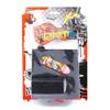 Jectse Skate Park Fingerboard, Ramp Parts Track Kids Toys Mini Skateboard for Children, with ABS Plastic Non Materials, Easy to Customize and Merge with Other Kits (As Shown) view 2