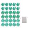 30Pcs 16mm Standard 6 Sided Dice Set Plastic Educational Board Game Math Game Dice for Home Classroom Party Gathering view 1