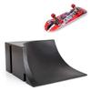 Jectse Skate Park Fingerboard, Ramp Parts Track Kids Toys Mini Skateboard for Children, with ABS Plastic Non Materials, Easy to Customize and Merge with Other Kits (F) view 1