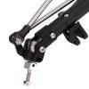 1/10 RC Front Axle Aluminum Alloy Diamond Shaped, Front Portal Axles for RC Crawler, CNC Machined Anodized Black Silver Upgrade Parts, Compatible with Axial Wraith 90018 90020 9004 (Black) view 2