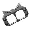 Aluminum Alloy Steering Servo Guard Armor SOA Cover, RC Servo Guard Armor, CNC Processed Anodized Surface for 1/10 RC Crawler Cheeter Rig Rock Bouncer Roll Cage Capra RR10 Wraith D (Black) view 2