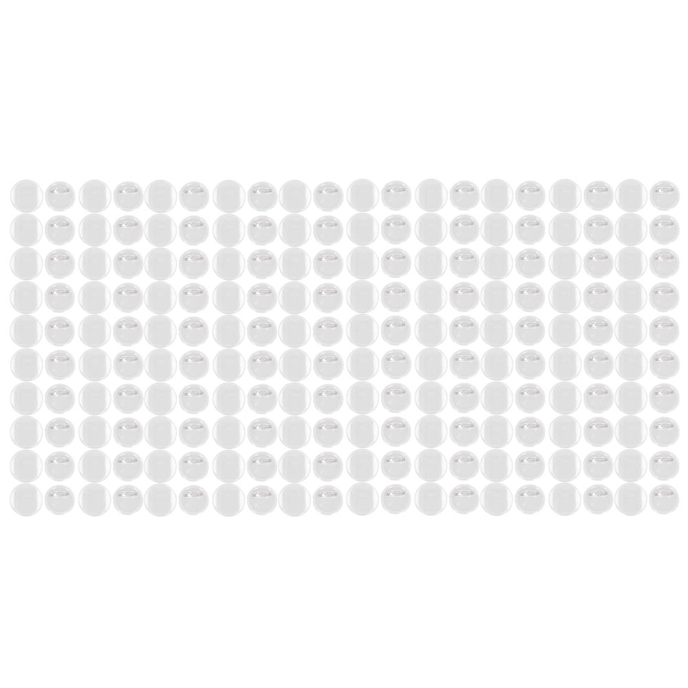 Blank Badge Making Kit, 100 Sets Button Badge Maker Set, 25mm Transparent Wear DIY Craft Kit with Acrylic Plastic and Iron Components for Custom Photos, Images, Text