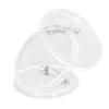 Blank Badge Making Kit, 100 Sets Button Badge Maker Set, 25mm Transparent Wear DIY Craft Kit with Acrylic Plastic and Iron Components for Custom Photos, Images, Text view 2