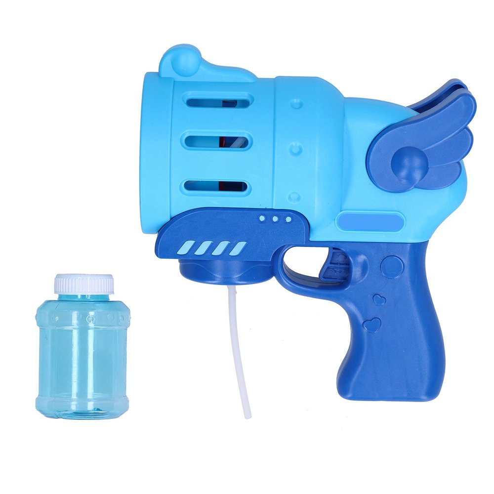 Bubble Machine Portable Automatic Bubble Blower Handheld Bubble Maker for Kids Party Outdoor Indoor Blue 408g 5 Hole 3000 Bubbles Per Minute