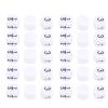 6 Sided Dice Set Bulk 30Pcs 16mm White Plastic Dice with Storage Bag for Board Games Math Games Teaching Props view 4