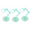 10PCS Action Figure Stand, Doll Display Holder Base, Translucent Plastic Support for 6 Inch Figures, Includes 40 Screws and Nuts for Secure Display of Anime Collectibles (Transparent Green) view 4