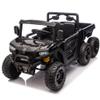 24V 440W Kids Ride On Six-Wheel Electric Dump Truck W/PC 2.4G, 4WD,Upgraded Anti-Collision bar,Six-Wheel Suspension, Bluetooth &with Music and Storie,Speeds 1.86-3.41 MPH for Kids Aged 3-5 view 4