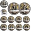 St. Michael The ArchangelVictory Over Evil Commemorative Coin, Religious Archangel Michael Challenge Coin, Saint Michael Coins Collectible Token, Inspirational Catholic Gifts for Collectors (10pcs) view 1