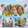 Kids Video Walkie Talkies Toy for Boys and Girls, 2.4GHz Two Way Radio with Real-Time Video and Audio, Voice Changer, Long Range Communication Device for Indoor Outdoor Play (Blue-Blue) view 2