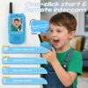 Kids Video Walkie Talkies Toy for Boys and Girls, 2.4GHz Two Way Radio with Real-Time Video and Audio, Voice Changer, Long Range Communication Device for Indoor Outdoor Play (Blue-Blue) view 4