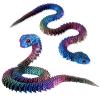 3D Printed Articulated Snake Toy, 30 Inch Realistic Python view 1