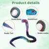3D Printed Articulated Snake Toy, 30 Inch Realistic Python view 4