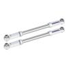Aluminum Adjustable Steering Links Rod RC for Traxxas for Slash 4x4 4WD Heavy Duty Parts confident(Silver) view 1