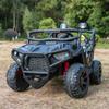 24V 2 Seater Ride On UTV for Kids, Large Off-Road Electric Buggy Car with Remote Control, 4-Wheel Suspension, Bluetooth Music, LED Searchlights, 3 Speeds, Safety Belt for Boys Girls, Black view 4