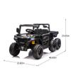 24V 400W Kids Ride On Six-Wheel Electric Dump Truck W/PC 2.4G, 4WD Super Performance,Six-Wheel Suspension, Bluetooth &Early Education with Music and Storie,Speeds 1.86-3.11 MPH for Kids Aged 3-5 view 2