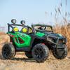 24V 2 Seater Ride On UTV for Kids, Large Off-Road Electric Buggy Car with Remote Control, 4-Wheel Suspension, Bluetooth Music, LED Searchlights, 3 Speeds, Safety Belt for Boys Girls, Green view 2