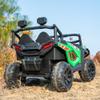 24V 2 Seater Ride On UTV for Kids, Large Off-Road Electric Buggy Car with Remote Control, 4-Wheel Suspension, Bluetooth Music, LED Searchlights, 3 Speeds, Safety Belt for Boys Girls, Green view 4