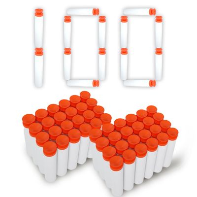 SYNTHORA 100 Suction Foam Darts Refill Pack,7.2cm EVA Foam Ammo, Durable Refill Darts Compatible for Nerf N-Strike Elite(White)