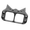 Aluminum Alloy Steering Servo Guard Armor SOA Cover, RC Servo Protective Cover, CNC Machined Anodized Upgrade Part for 1/10 RC Crawler Cheeter Rig Rock Bouncer Roll Cage Capra RR10 (Black) view 3
