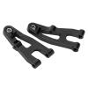1 Pair RC Front Lower Suspension Arms Aluminum, Upgrade Parts for SG 1603 1/16 RC Car, Front Lower Swing Arm with Smooth Running Performance, Durable Aluminium Alloy Material for E (Black) view 4