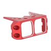 Aluminum Alloy Steering Servo Guard Armor SOA Cover, RC Servo Protective Cover, CNC Machined Anodized Upgrade Part for 1/10 RC Crawler Cheeter Rig Rock Bouncer Roll Cage Capra RR10 (Red) view 3