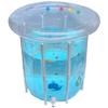 29.5 x 31.5 inch Cartoon Inflatable Paddling Pool with Drainage, Transparent and Sealed PVC, Ideal for hot Days. view 1