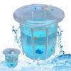 29.5 x 31.5 inch Cartoon Inflatable Paddling Pool with Drainage, Transparent and Sealed PVC, Ideal for hot Days. view 2