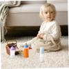 4 Pieces/Set Doll Baby Bottle with Pacifier Toy Doll Feeding Set Baby Bottle Accessories Girl Bottles view 3