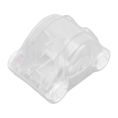 SPYMINNPOO Mini Desktop Cleaner, Car Shaped Desktop Vacuum Cleaner Toy, Tiny Electric Dust Sweeper for Kids (White)