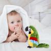 Denash Interactive Talking Parrot Plush Toy, Electric Voice Recording Repeater with Flapping Wings, Green Soft Stuffed Animal for Kids view 4