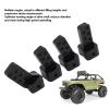 RiToEasysports RC Parts, 4Pcs RC Link Mounts SCX10 II AR44 Rear Axle Upgrade Aluminum Alloy CNC Machined with Multiple Angles Anti Squatc for Axial SCX10 II (Black) view 3