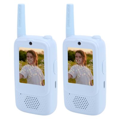 VBESTLIFE Video Walkie Talkies, 2 Pack Rechargeable Kids Video Walkie Talkies with Camera, for Indoor Outdoor Games, Camping, Hiking for Boys Girls Ages 3-12