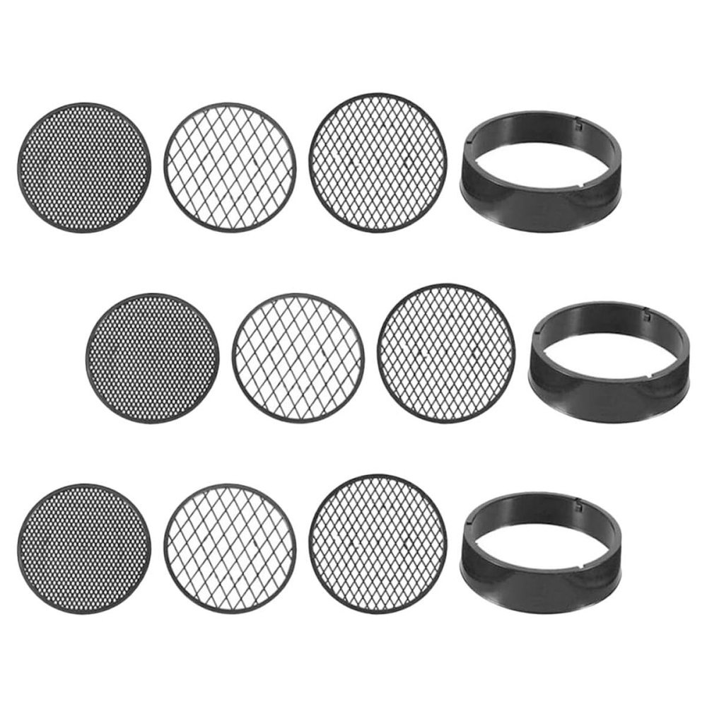KESYOO Set of 3 Plastic Soil Sieves Gardening Tool Fine Mesh Tray for Sieving in Garden and Growing Supplies for Bonsai and Pots Easy Cleaning and