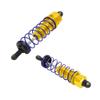 2PCS Aluminium Oil Pressure Spring Rear Shock Absorber, RC Car Upgrade Parts, Adjustable Damping System with High - Quality Springs, for ZD Racing 7358 1/10 RC Car, Red Blue Orange (Golden) view 4