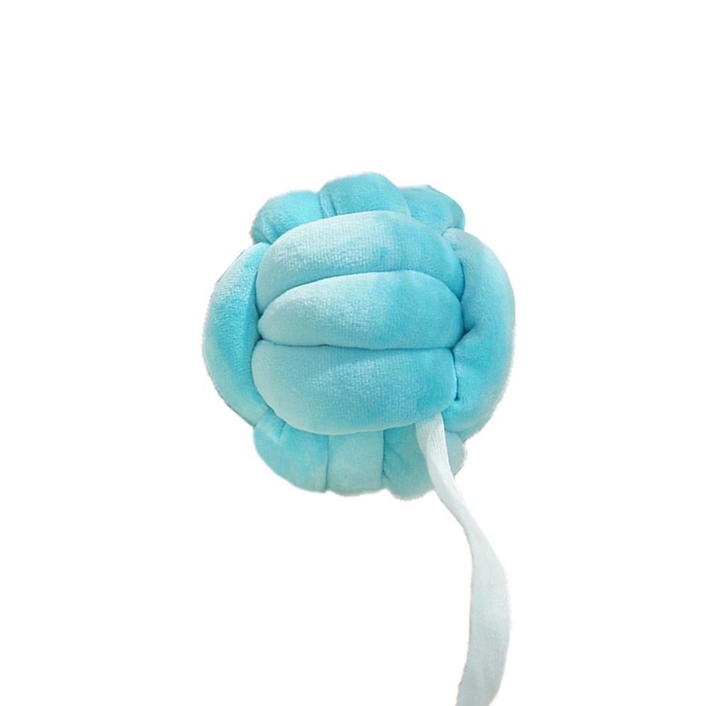 Adena Montessori Sensory Ball Soft Plush Toys for Baby 6-26 Months, Sensory Development Infant Toys for Gripping Kicking Playing, Safe Soft Sports Toy for Teething Boys and Girls (Blue)