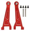 1 Pair RC Car Upper Suspension Arm Aluminum Alloy, RC Car Front Upper Arm for MJX 1/14 14210, Enhanced Stability and Durability, Compatible with MJX 14209 RC Cars, Includes 2 Arms (Red) view 1