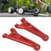 1 Pair RC Car Upper Suspension Arm Aluminum Alloy, RC Car Front Upper Arm for MJX 1/14 14210, Enhanced Stability and Durability, Compatible with MJX 14209 RC Cars, Includes 2 Arms (Red) view 4