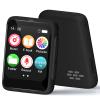 Mini MP3 Player for Kids, Bluetooth 5.3 Speaker, 128GB Expandable Memory, FM Radio, Voice Recorder,Portable Music Player for Travel, No WiFi No Internet Needed, Gifts for Boys Girls,Black view 1