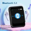Mini MP3 Player for Kids, Bluetooth 5.3 Speaker, 128GB Expandable Memory, FM Radio, Voice Recorder,Portable Music Player for Travel, No WiFi No Internet Needed, Gifts for Boys Girls,Black view 2
